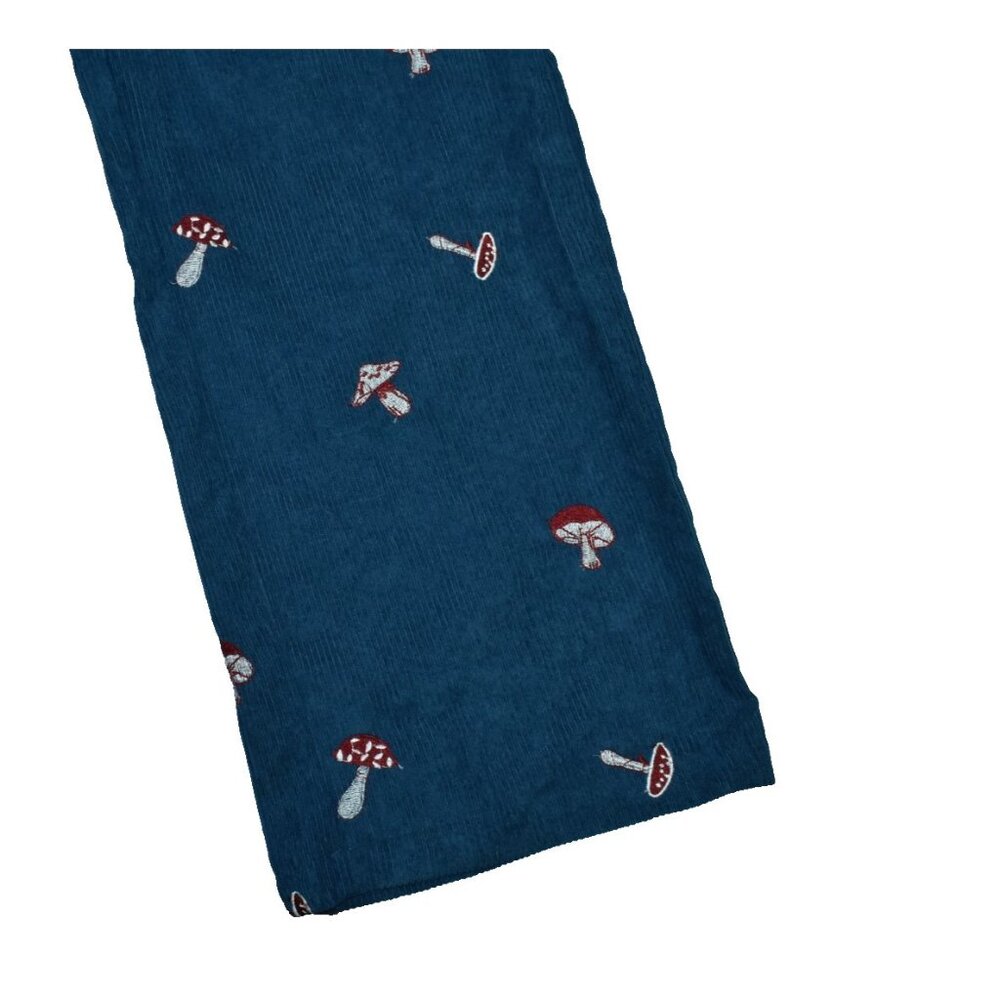 Cider Ditsy Floral Women Pants Size XL Embroidered Corduroy Wide-Leg Trousers - Picture 6 of 15